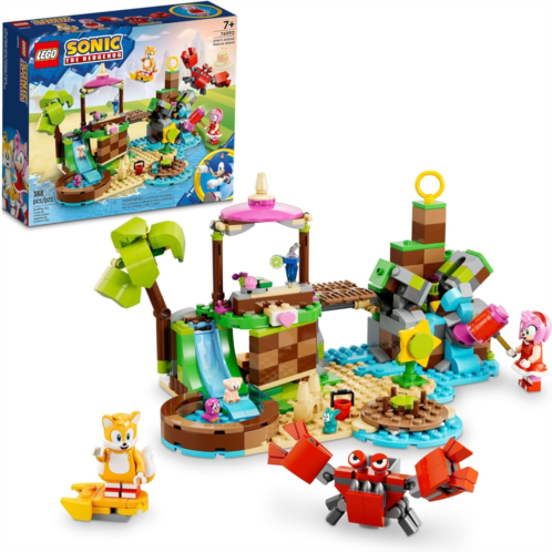 LEGO Sonic The Hedgehog Amys Animal Rescue Island 76992 Building Toy Set, Sonic Adventure Toy with 6 Characters and Accessories for Creative Role Play, Fun Gift for 7 Year Old Gam