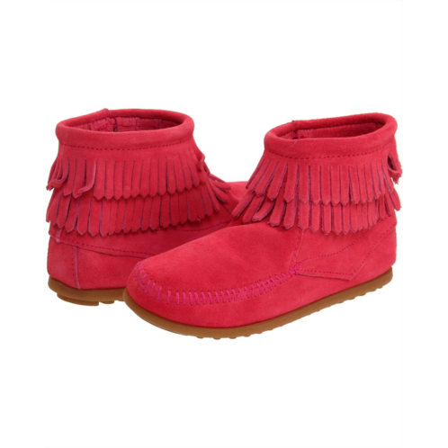 Minnetonka Kids Side Zip Double Fringe (Toddler/Little Kid/Big Kid)