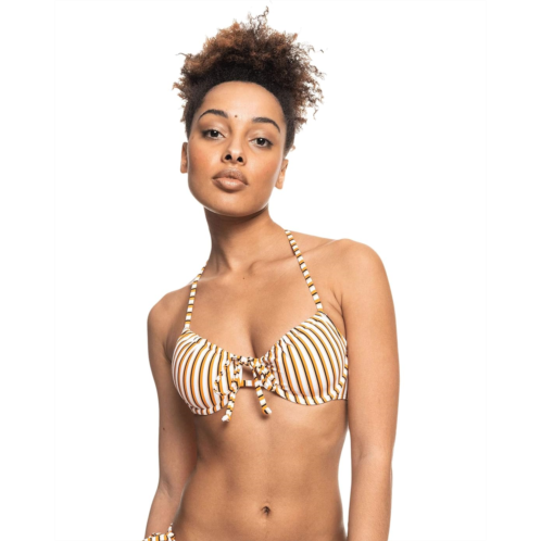 Roxy Printed Beach Classics Underwire Bralette Bikini Top