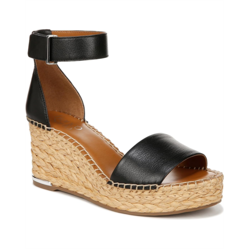 Womens Franco Sarto Clemens Raffia Espadrille Wedge Heel Sandals