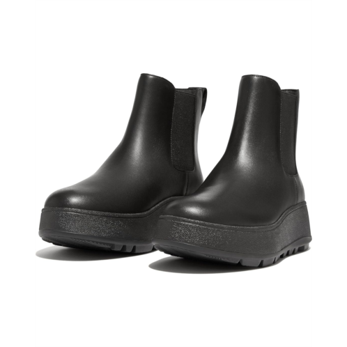 FitFlop F-Mode Waterproof Leather Flatform Chelsea Boots