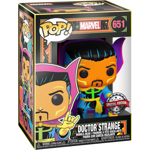 Funko POP! Marvel: Black Light - Dr. Doctor Strange - Marvel Comics - Collectable Vinyl Figure - Gift Idea - Official Merchandise - Toys for Kids & Adults - Comic Books Fans