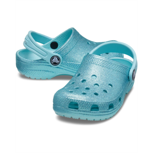 Crocs Kids Classic Glitter Clogs (Toddler)