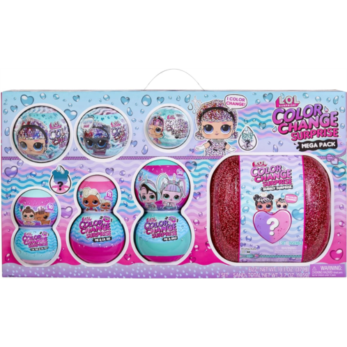 L.O.L. Surprise! L.O.L. Surprise Color Change Mega Pack Collectible Doll Exclusive w/ 70+ Surprises Age 4+