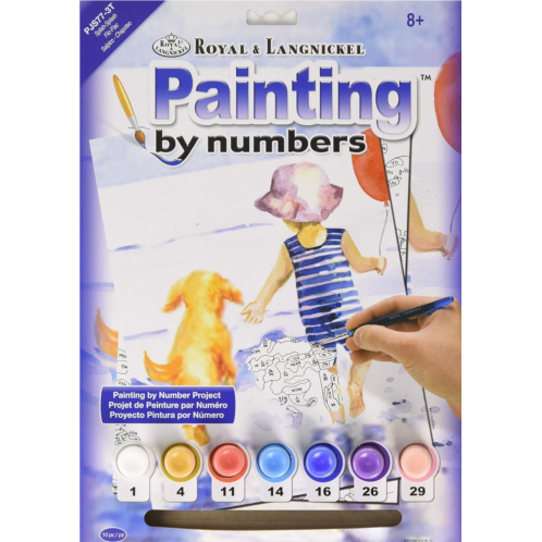 Royal & Langnickel ROYAL BRUSH Junior Small Paint by Number Kit 8.75X11.75, Splish-Splash