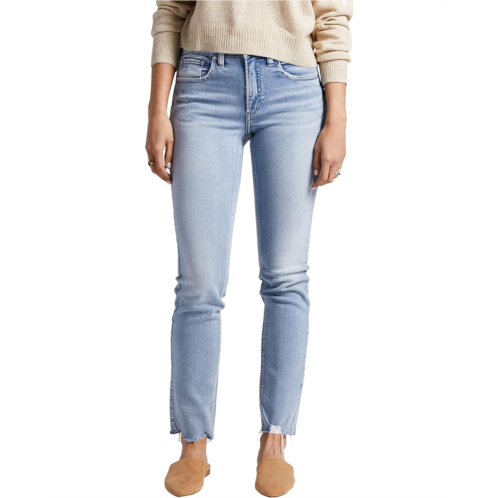 Silver Jeans Co. Most Wanted Mid-Rise Straight Leg Jeans L63413SCV112
