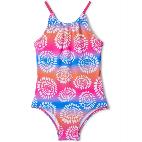 Hatley Kids Eyelash Mandela Gather Front Swimsuit (Toddler/Little Kids/Big Kids)