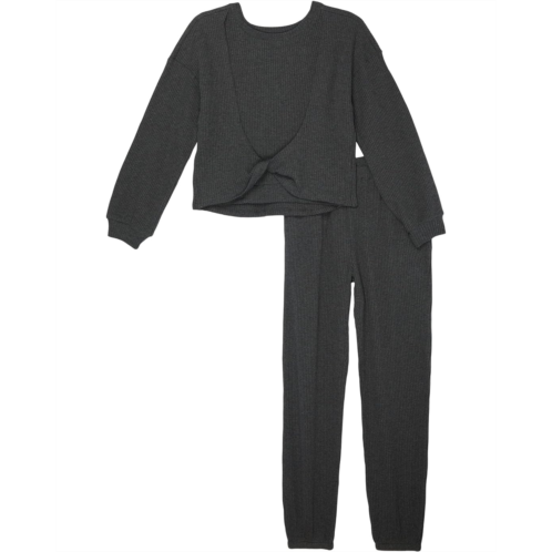 HABITUAL girl Pull-On Joggers Set (Big Kids)