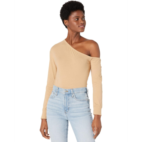 MONROW Off Shoulder Long Sleeve Tee