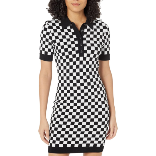 Womens MICHAEL Michael Kors Eco Check Midi Dress