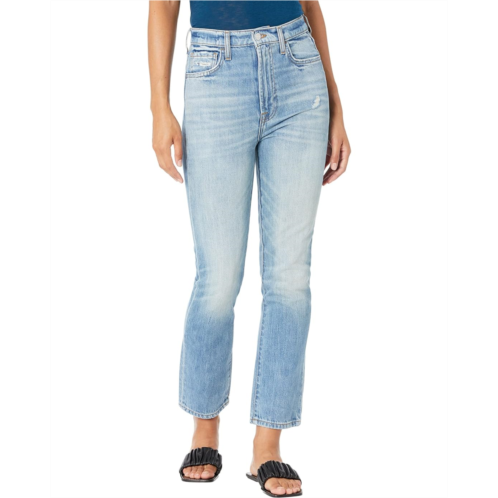 7 For All Mankind Easy Slim Cropped in Palma Rosa/Destroy