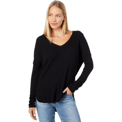 Bobi Los Angeles Drop Shoulder V-Neck Tee