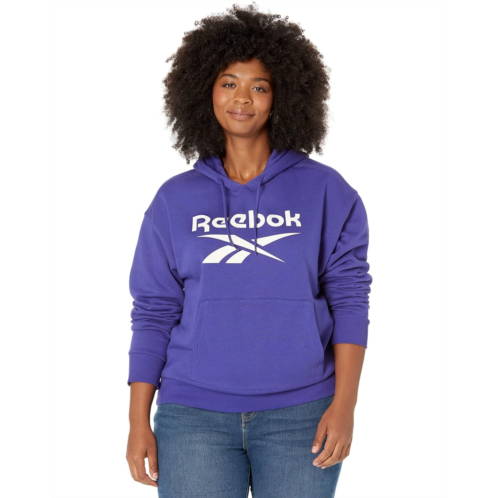 Reebok Identity Logo Plus Size Fleece Pullover Hoodie