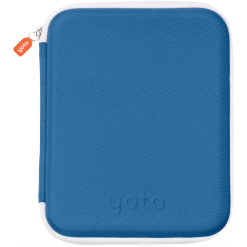 Yoto Card Case in Blue Bird - Kids Accessory, Soft Portable Folder with Zipper & 64 Pockets Player & Mini Audiobook Cards, Card Binder Holder with Sleeves for Travel