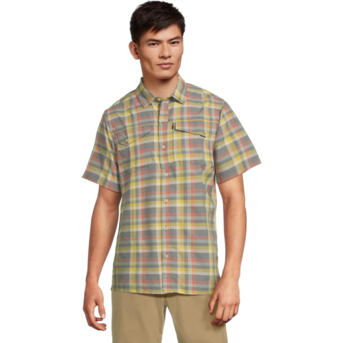 L.L.Bean Mens LLBean SunSmart Cool Weave Woven Short Sleeve Shirt