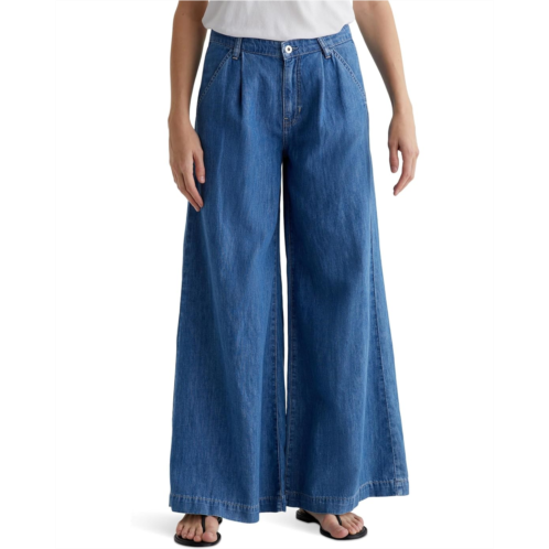 AG Jeans Melinda High Rise Ultra Wide Palazzo Jeans in Catalina