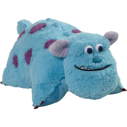 Pillow Pets Monsters Inc 16 Sulley Stuffed Animal, Disney Monsters University Plush Toy, Blue