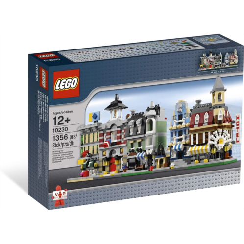 LEGO 10230 VIP Mini Module Set - Miniature Versions of The First 5 Sets of Modules (Coffee, Market, Vegetables, Fire Station and Large Stores)