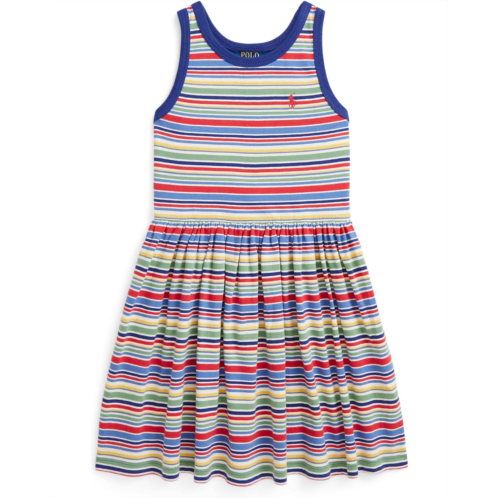 Polo Ralph Lauren Kids Striped Cotton Jersey Dress (Toddler/Little Kid)