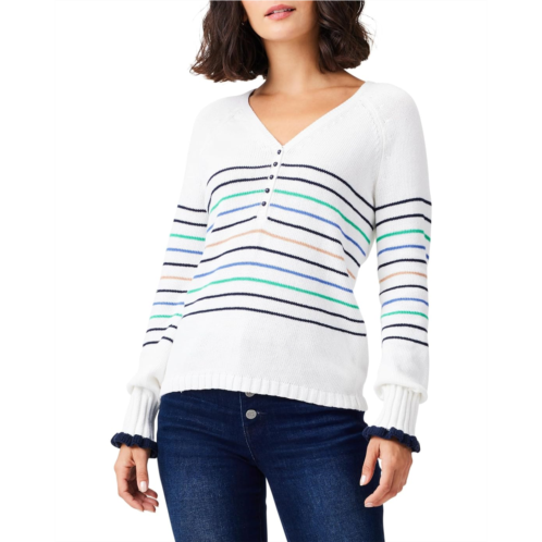 Womens NIC+ZOE Maritime Stripe Sweater