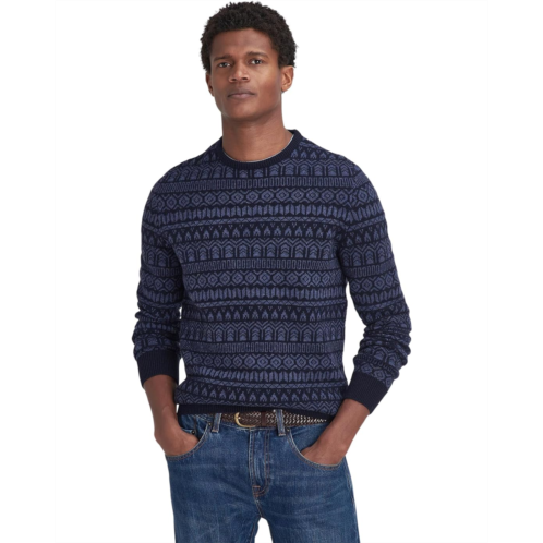 Mens Barbour Barbour Stonebeck Fair Isle Crew Neck Sweater