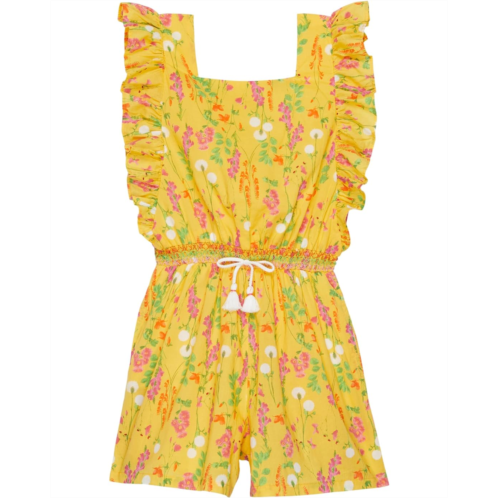 PEEK All Over Print Flowers Smocked Romper (Toddler/Little Kids/Big Kids)