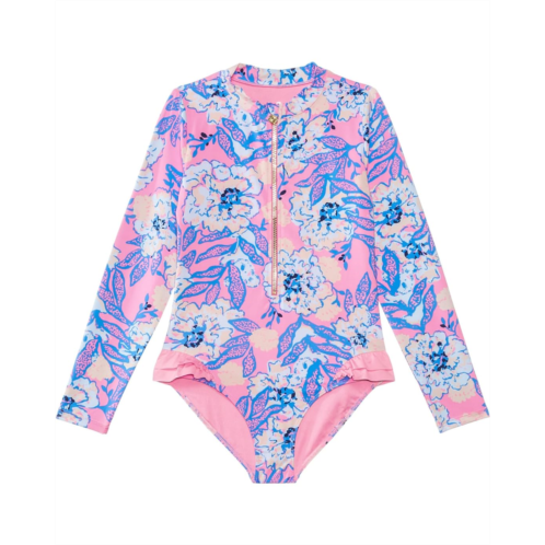 Lilly Pulitzer Kids Denning Rashguard Upf 50 (Toddler/Little Kids/Big Kids)