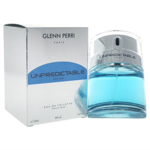 Glenn Perri Unpredictable Eau De Toilette Spray for Men, 3.4 Ounce