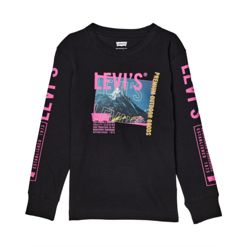 Levi  s Kids Premium Goods Long Sleeve Tee (Little Kids)