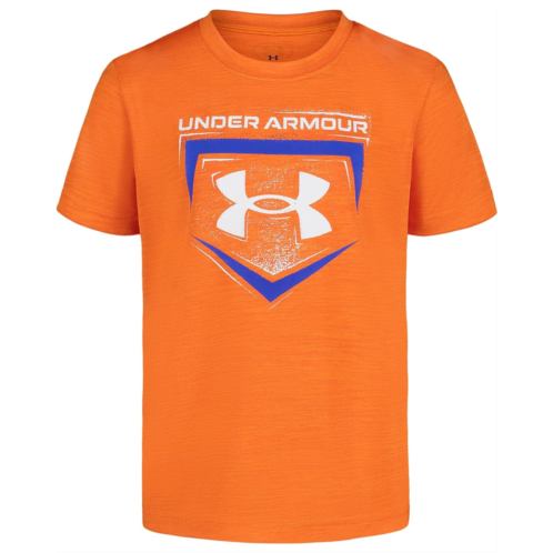 Under Armour Kids Rough Plate Logo Short Sleeve Shirt (Little Kid/Big Kid)