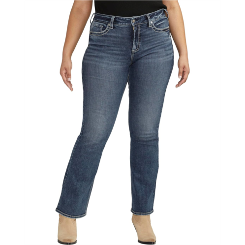 Silver Jeans Co. Silver Jeans Co Plus Size Suki Mid Rise Curvy Fit Bootcut Jeans W93719ECF365