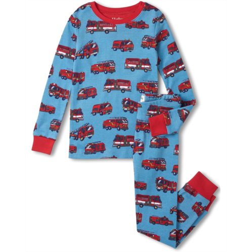 Hatley Kids Fire Trucks Cotton Pajama Set (Toddler/Little Kids/Big Kids)