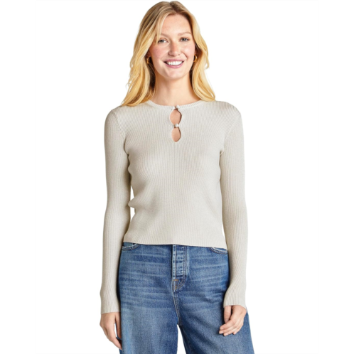 Womens Splendid Peyton Lurex Sweater