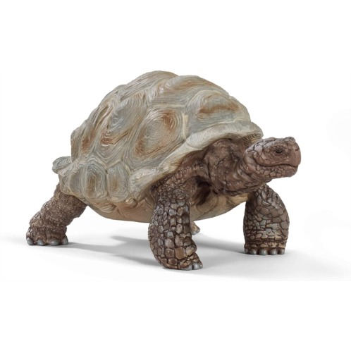 Schleich Wild Life Realistic Exotic Galapagos Giant Tortoise Figurine - Wild Animal Figurine Giant Tortoise Toy for Wildlife Play and Imagination for Toddlers Boys and Girls, Gift