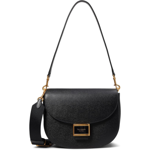 Kate Spade New York Katy Textured Leather Convertible Saddle Bag