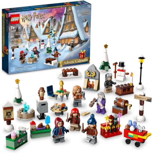 LEGO Harry Potter 2023 Advent Calendar 76418 Christmas Countdown Playset with Daily Suprises, Discover New Experiences with this Holiday Gift Featuring 18 Hogsmeade Village Mini Bu