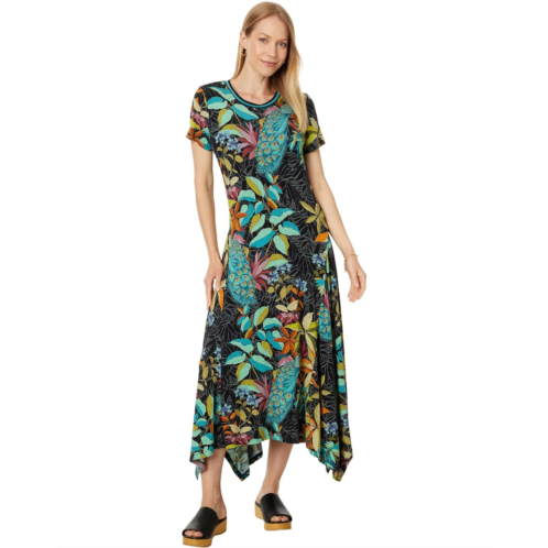 Johnny Was The Janie Favorite Asymmetric Knit Dress- Paon