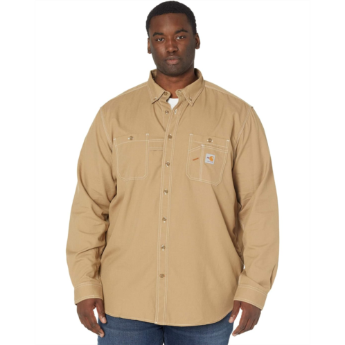 Carhartt Big & Tall Flame-Resistant Force Original Fit Lightweight Long Sleeve Button Front Shirt