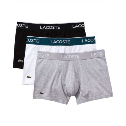 Mens Lacoste Trunks 3-Pack Casual Classic