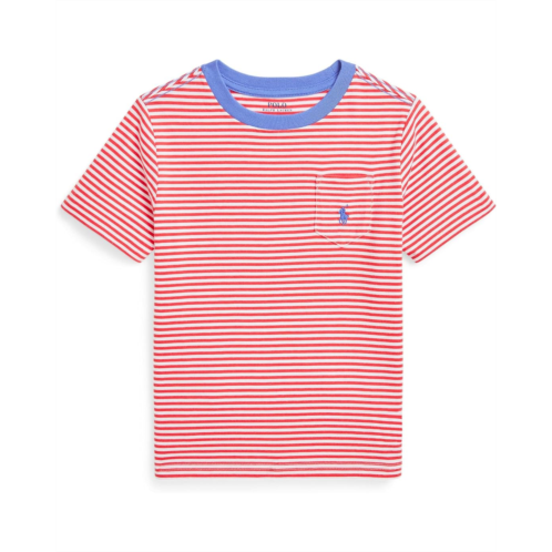 Polo Ralph Lauren Kids Striped Cotton Jersey Pocket Tee (Toddler/Little Kid)