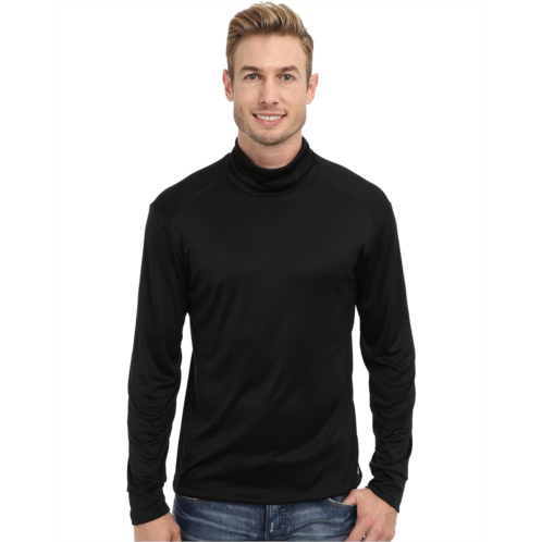 Mens Hot Chillys Peach Solid Roll T-Neck