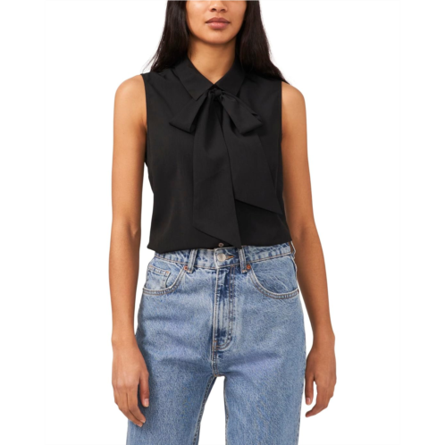 Womens CeCe Sleeveless Bow Blouse