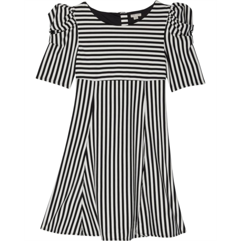 HABITUAL girl Pleated Puff Sleeve Dress (Big Kids)