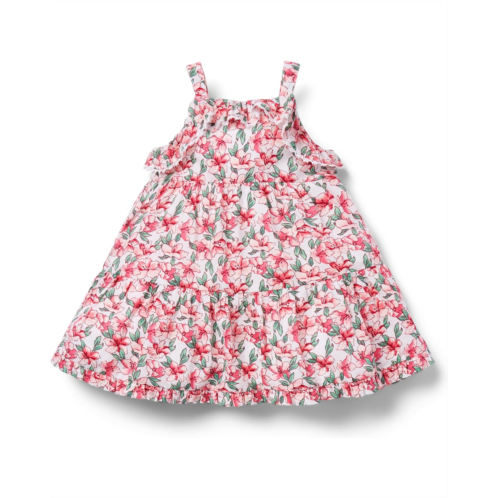 Janie and Jack Baby Girls Floral Strappy Dress (Infant)
