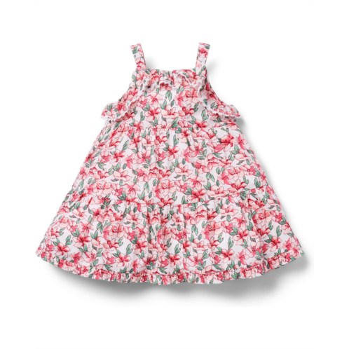 Janie and Jack Baby Girls Floral Strappy Dress (Infant)