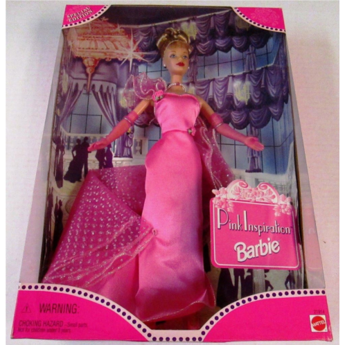 Mattel 1998 Toys R Us Pink Inspiration Blonde Barbie