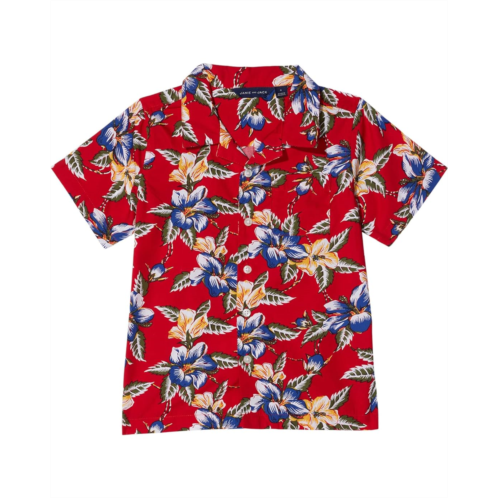 Janie and Jack Floral Button-Up Shirt (Toddler/Little Kids/Big Kids)