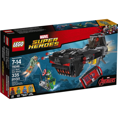 LEGO Super Heroes Iron Skull Sub Attack Building Kit (335 Piece)