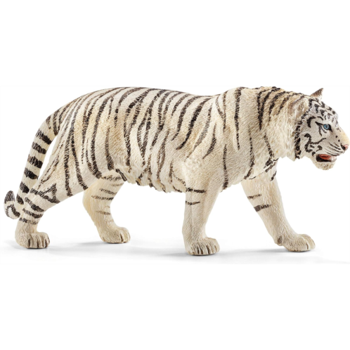 Schleich Wild Life Realistic White Tiger Figurine - Authentic and Highly Detailed Wild Animal Toy, Durable for Education and Fun Play for Kids, Perfect for Boys and Girls, Ages 3+