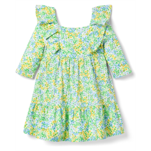 Janie and Jack Floral Dress (Toddler/Little Kid/Big Kid)